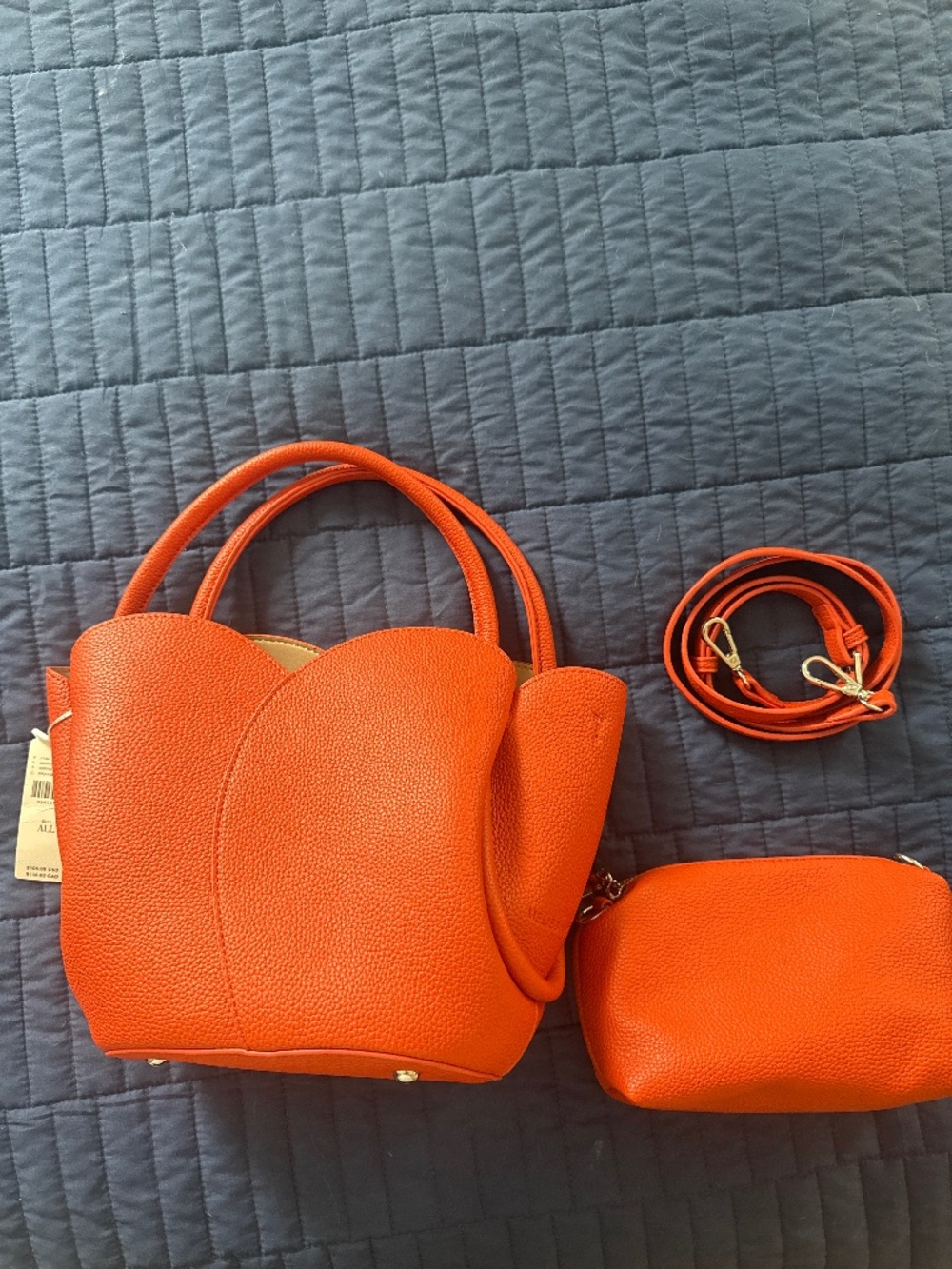 Burnt orange Anthropologie bag
